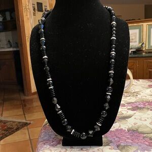 Black and Silver Necklace